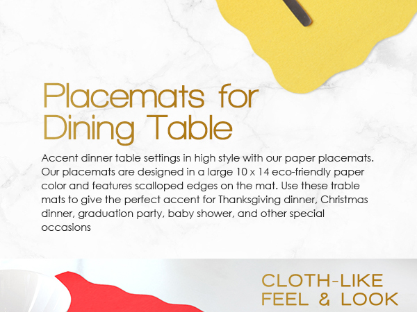 placemats for dining table