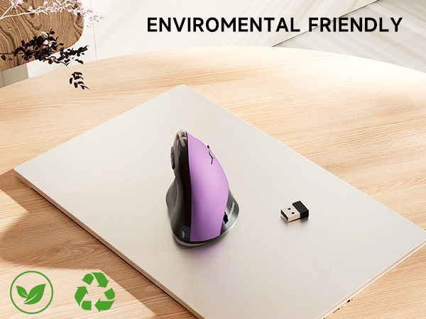 vertical mouse purple