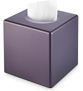 Y-In Hand Tissue Box Cover, Square Facial Cube Tissue Box Holder, Storage Accessories for Bathroo...