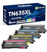 TN635XL Toner Cartridges (With chip) HL-L8430CDW MFC-L8930CDW toner, 4 Pack | With chip, Compatib...