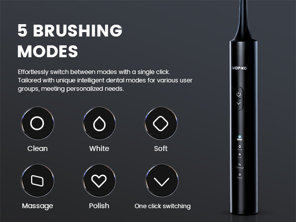 MOPIKO Sonic Electric Toothbrush for Adults