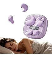 goazzzl Flat Sleep Earbuds for Side Sleepers, Invisible Mini Earbuds for Small Ear Canals, Blueto...