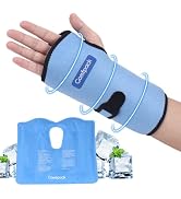 Wrist Ice Pack Wrap for Carpal Tunnel, Hand Ice Pack for Arthritis, Reusable Hot Cold Th...