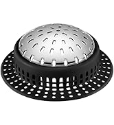 Aluvor Drain Hair Catcher, Upgraded Drain Catcher with Silicone Designed for Regular Drains, Catc...
