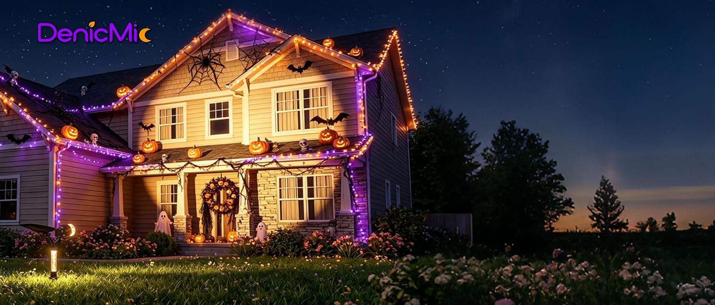 denicmic solar lights outdoor