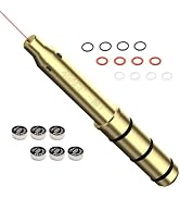 MOSANDON Red Laser Boresighter for .22LR/9mm/.38spl/.308/.45ACP Cal,End Barrel Laser Bore Sight, ...