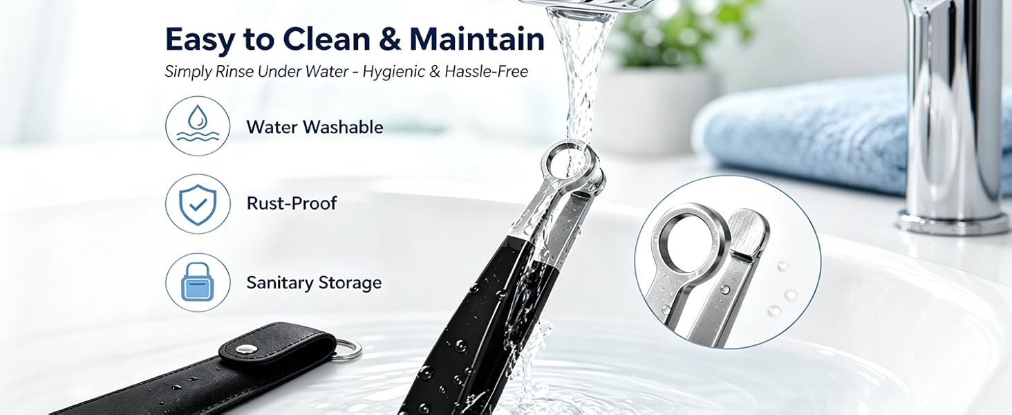 easy clean nose hair trimmer manual