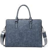 FSD. WG Business Bag Leather Messenger Bag Water Resistant Business Travel Briefcase Handbag Brie...