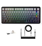 ATTACK SHARK M86 Wireless Mechanical Keyboard, 75% Layout Gasket Custom Structure,Hot Swappable,R...