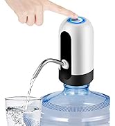 Water Jug Pump, Electric Water Bottle Pump, USB Charging Automatic Drinking Water Pump for Univer...