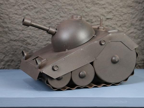 tank desk clock