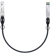 1.25G SFP Cable, SFP DAC, 0.5-Meter(1.64ft), 1GBASE-CU Passive Direct Attach Copper Twinax Cable ...