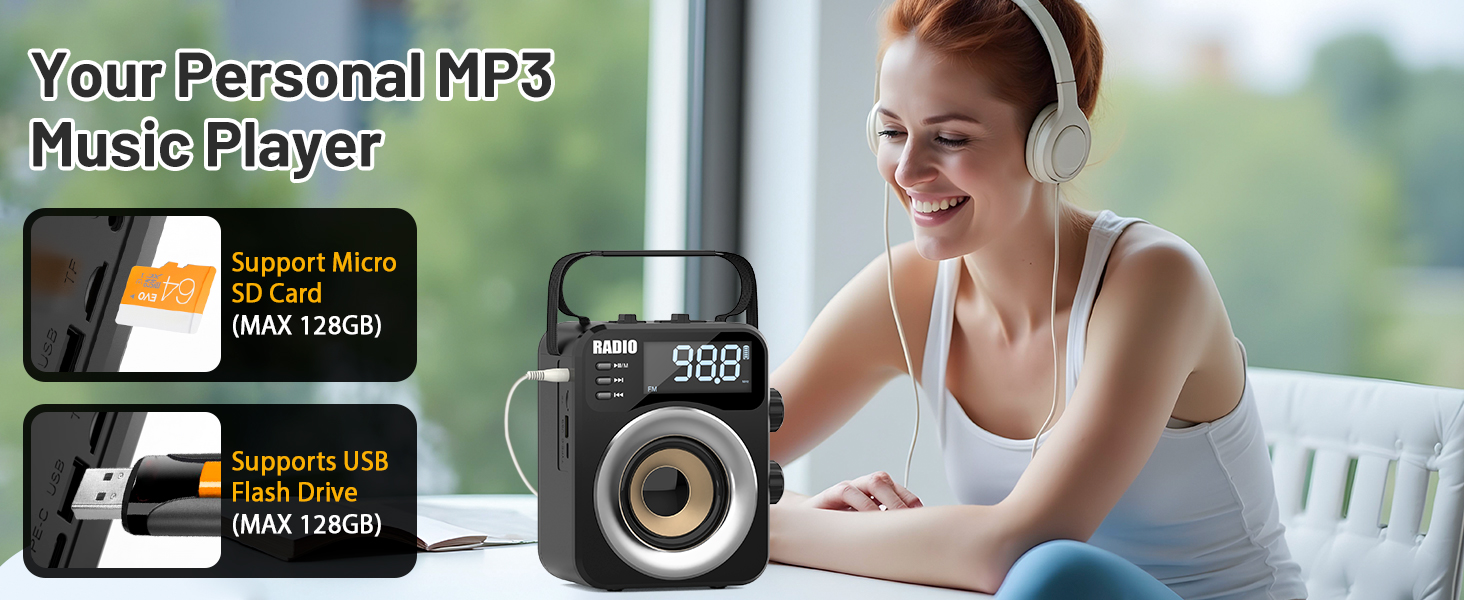Radio Portable AM FM WB SW