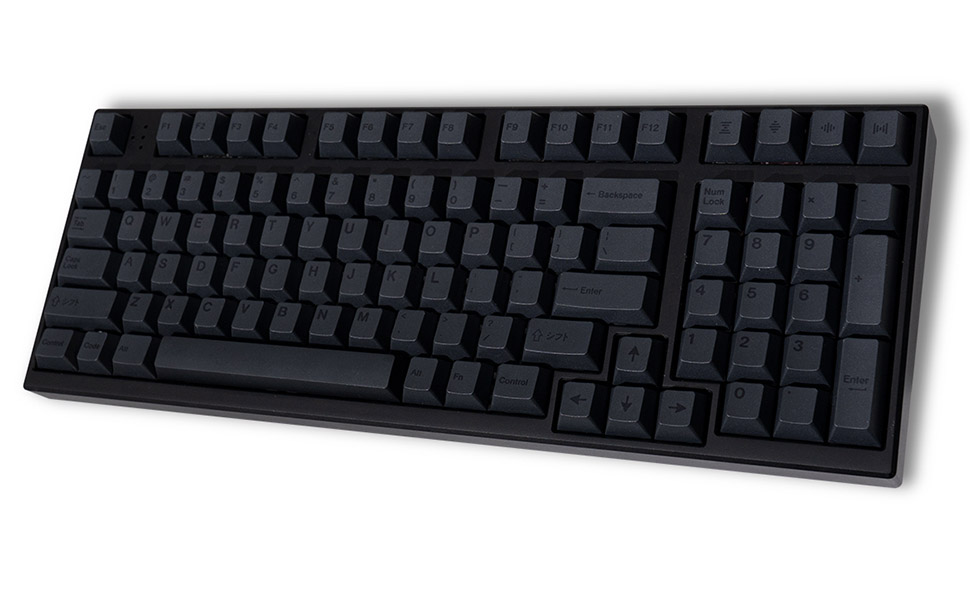 black keycaps
