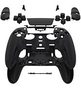 eXtremeRate Full Set Shell with Buttons Touchpad Cover Compatible with ps5 Edge Controller, Black...