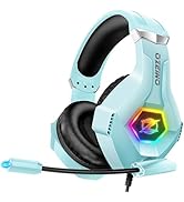Ozeino Gaming Headset with Microphone, Compatible with Xbox One, PS5, PS4, PC Switch, Gaming Head...