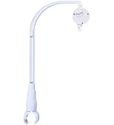 Accfore 23 inches Crib Mobile Arm Nursery Mobile Arm Baby Mobile Hanger,The Claw Part can be Adju...
