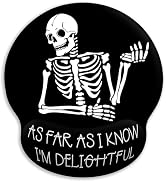 Blusabaca Skeleton Ergonomic Mouse Pad Wrist Rest Mousepad Wrist Support | Wrist Pain Relief, Got...