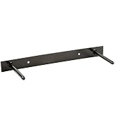 SPRI Hanging Exercise Mat Wall-Mounted Rack Hanging Exercise Mats, Black