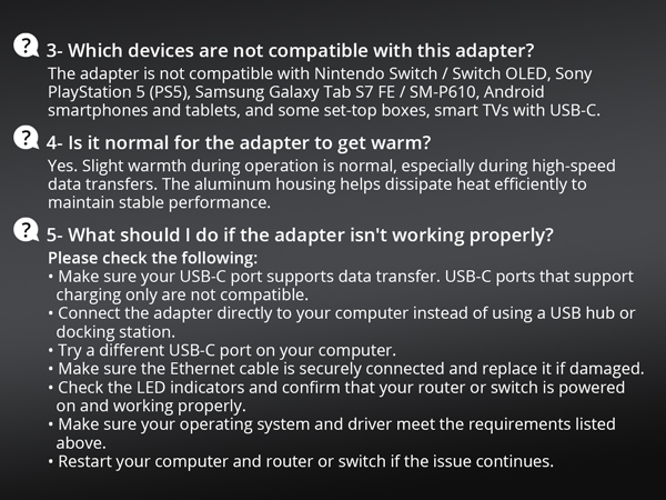 Common Troubleshooting Tips for Ethernet Adapter Connection and Performance Issues