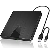 Wbacon External Blu Ray Drive, USB 3.0 and Type-C Blu Ray Burner Portable Blu Ray DVD/CD/BD Playe...