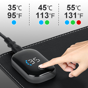 3 levels of heating temperature