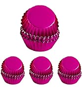 Plum Red Foil Cupcake Liners For Baking 300pcs Baking Cups Thick & Sturdy, Oil Resistance,Muffin ...