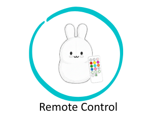 LumiPets Bunny Remote Control