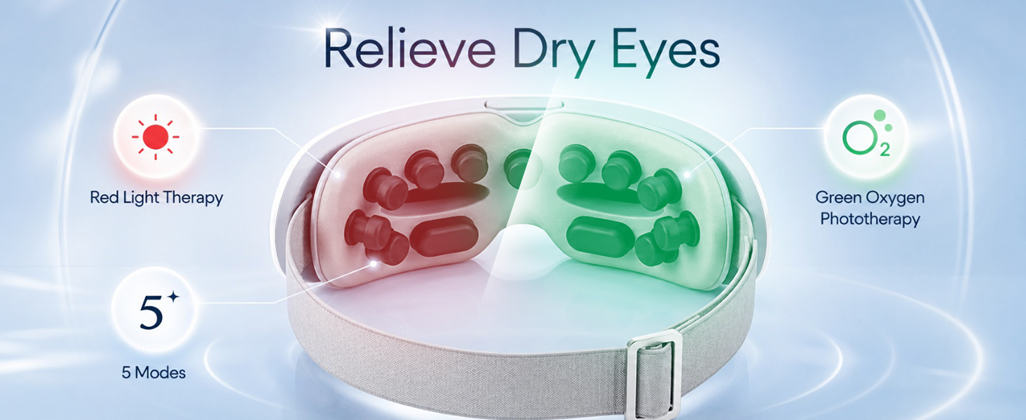 eye massager with heat