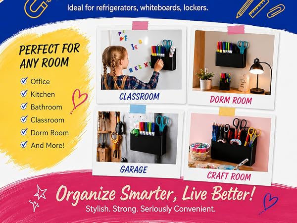 magnetic remote holder whiteboard accessories magnetic cup magnetic pen holder for fridge