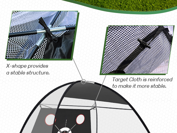 Golf Net, 10x7FT with Golf Practice Mat, Hitting Aid Nets Indoor– Gifts for Men/Dad/Him