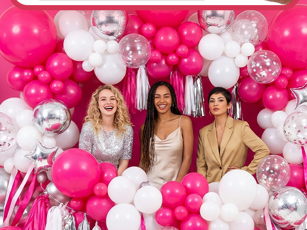 Hot Pink Balloons