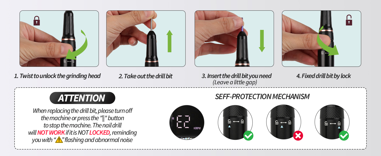 Portable Nail Drill