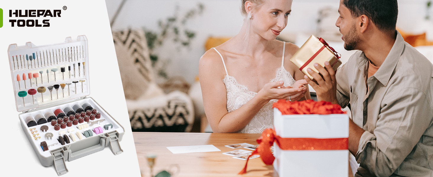 Huepar Tools Rotary Tool Accessories Kit