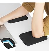 Leolee Elbow Rest Pads for Desk, Upgraded Gel Memory Foam Ergonomic Wrist Rest Pad Arm Rest Pads ...
