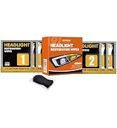 WOWIPER Headlight Restoration Wipes Kit, 6 Wipes Headlight Cleaner for Cars, Removes Oxidation, Y...