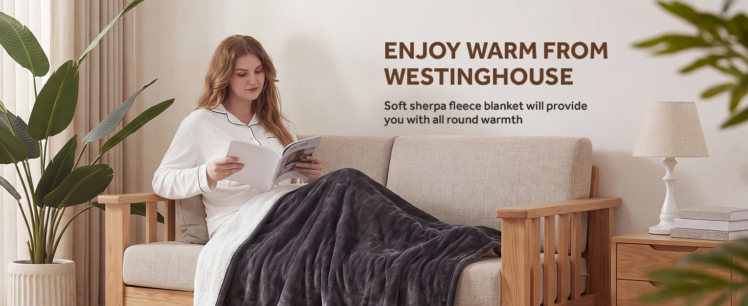 heated blanket throw
