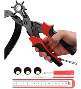 Professional Belt Hole Puncher for Leather - KingTool Leather Hole Punch, Leather Hole Punch Tool...