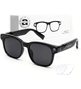 AI Smart Glasses with Camera, 8MP HD Bluetooth Camera Glasses for Women Men | 1080P Video Recordi...