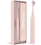 MySmile DY156 Electric Toothbrush for Adults, Rechargeable Sonic Battery Toothbrush Portable with...