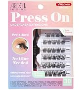 Ardell Press On Pre-Glued Eyelash Extension with Applicator - Wispies Natural, Customizable DIY L...