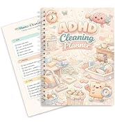 PGJ ADHD Cleaning Planner – ADHD-Friendly House Cleaning Checklist & Schedule, Daily Reset + Week...