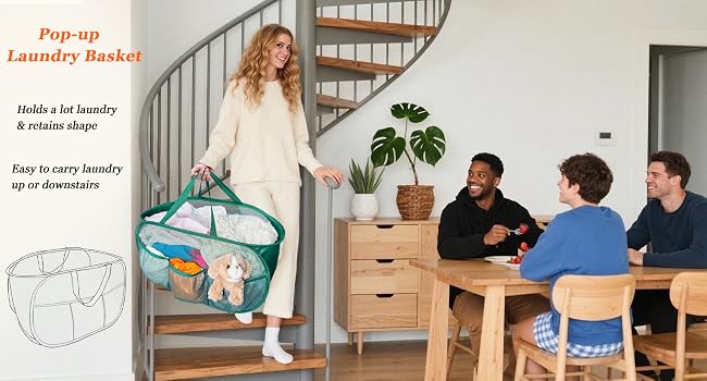 pop up hamper large foldable laundry basket laundry hamper collapsible extra large hamper large mesh
