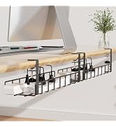 Xpatee 2 Pack Cable Management Under Desk Tray, 31.4