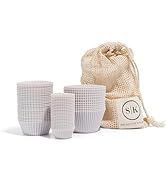 The Silicone Kitchen Reusable Silicone Baking Cups Gift Set Bundle, 24 Regular Baking Cups, 12 Ju...