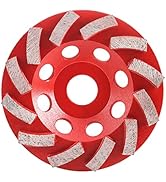SHDIATOOL Concrete Diamond Grinding Wheel 4-1/2 Inch Hard Masonry Marble Weld Turbo Cup Disc Fits...