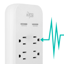 KMC Surge Tap 6 PD - Surge Protector