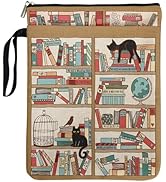 Black Cat Book Sleeve Book Lovers Gifts for Readers - Book Lover Bookish Gifts for Bookworm Women...