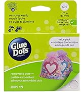 Glue Dots Removable Dots Value Pack Sheets, 1/2 Inch, Clear, Pack of 600 (Limited Edition)