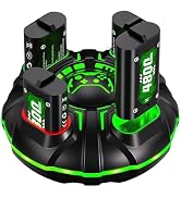 Ukor Fast Charging 4x4800mWh Rechargeable Battery Pack with Charger for Xbox Controller Rechargea...